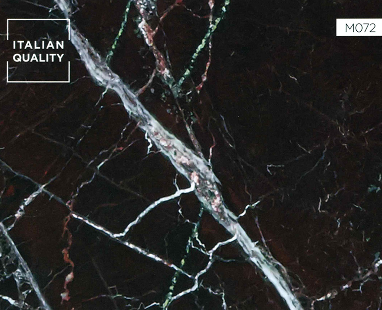 M072_Rosso-Lepanto_Marble Der Rosso Lepanto Marmor ist ein besonders außergewöhnlicher Marmor aus der Türkei, der eine besondere violett-rötliche Farbe auf dem Boden mit einigen weißen Einsprengseln aufweist.