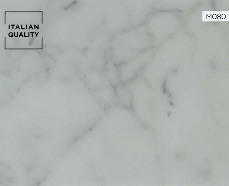 M080_Statuario_Marble Statuario Marmor ist ein mittel- bis feinkörniger, aphanitischer, milchig-weißer Marmor mit dünnen, grauen Adern und leicht gelben oder rosafarbenen Glanzlichtern. Der Statuario wird in den Steinbrüchen rund um die Städte Massa und Carrara in Italien abgebaut.