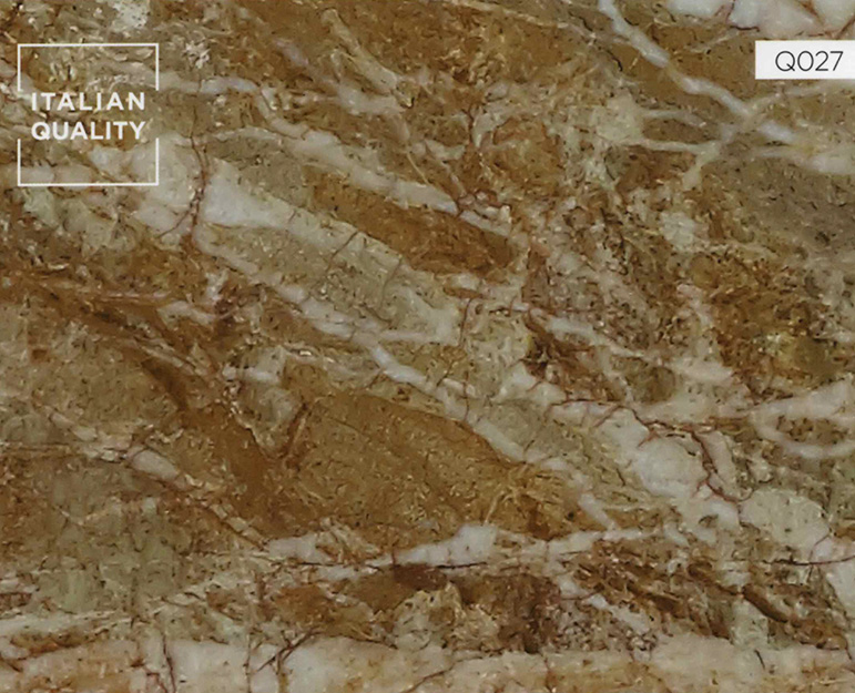 Q027_Temptation-Gold-Soft_Quartzite Der Temptation Gold Soft Quarzit ist eine Art gelber Quarzit mit aufregenden weißen und beigefarbenen Adern und einer sehr aufregenden Maserung.